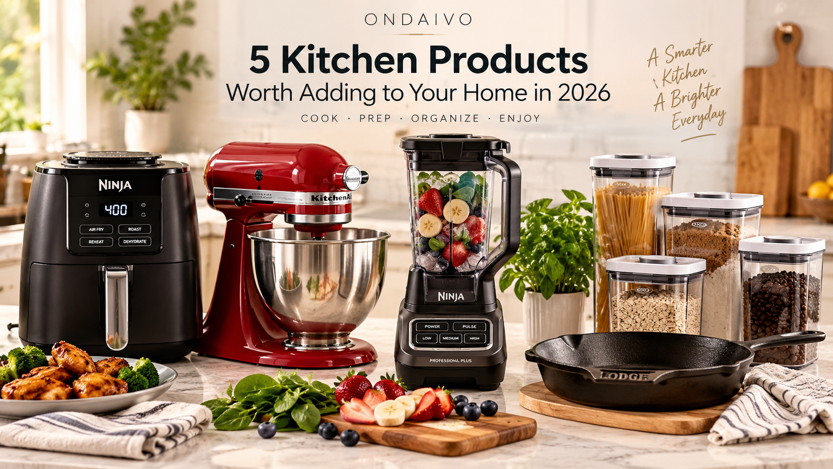 Comparativa 5 productos de cocina