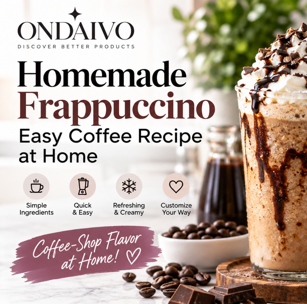 How to Make a Homemade Frappuccino