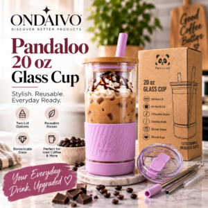 Pandaloo 20 oz Glass Cup Review: Is This Iced Coffee Tumbler Worth It?