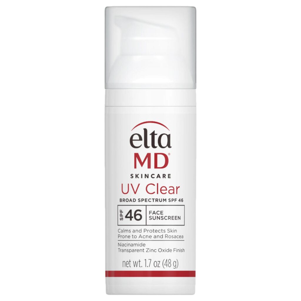 ltaMD UV Clear SPF 46 facial sunscreen for acne-prone and sensitive skin